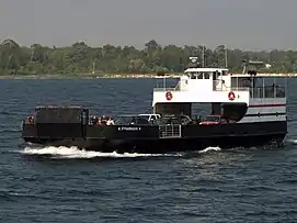 Eyrarbakki car ferry.