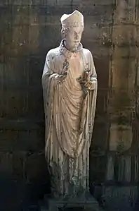 Statue of Saint Germain the Auxerrois (13th c.)