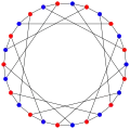 The chromatic number of the F26A graph is&nbsp;2.