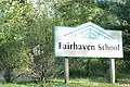 A picture of the Fairhaven Sign.