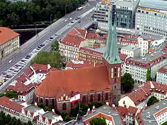 Nikolaiviertel  with St. Nicholas' Church