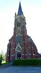The church in Fleury