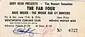 Fab Four concert ticket