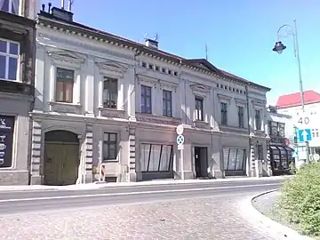 Facade onto the square