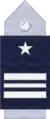 A FACh squadron commander's shoulder rank insignia.