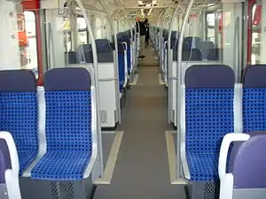 Interior of Class 430