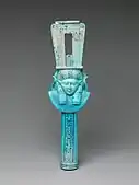 Naos sistrum with Hathor's face, 305–282&nbsp;BC