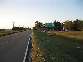 Looking northeast near Fairchilds
