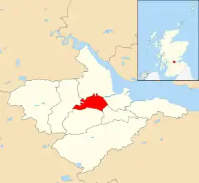 Location of the ward