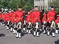 The Band of the Royal Canadian Mounted Police playing in Quebec City