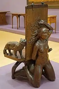 Chair by Rupert Carabin, France (1895)