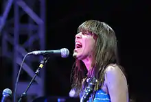 Feist performing at Coachella, 2012