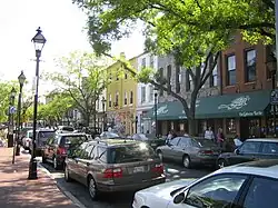 Broadway in the Fells Point section of Baltimore, Maryland, U.S.