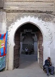 Entrance of the Funduq Sagha (also built in 1711)