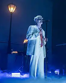 Dreijer performing as Fever Ray in 2023 at Sentrum Scene in Oslo.