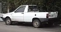 Phase I Fiorino pickup; note exposed fuel cap