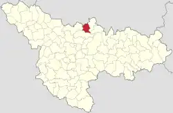 Location in Timiș County