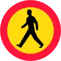 No pedestrians (1969–1982)