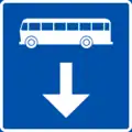Bus lane (1972–1994)