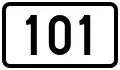 Regional Road 101 shield}}