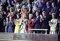 Ford and others applaud in the gallery during the 1977 State of the Union Address on January 19, 1977, the Fords’ final full-day in the White House