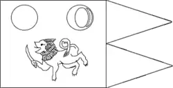 Flag of Dutthagamani and subsequent rulers