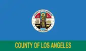 Flag of Los Angeles County from 1967 to 2004.
