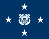 Flag of a Coast Guard admiral