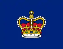 Flag of the Governor of Southern Rhodesia (1951–1970) (crown)