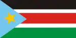 Flag used by the Sudan People's Liberation Movement.