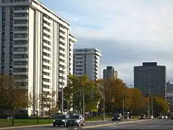 Skyline in Flemindon Park