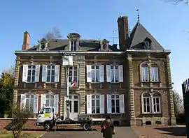 The town hall in Flesselles