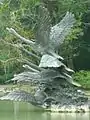 Flight of Swans sculpture installed in May 2006 at Swan Lake
