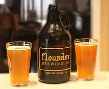 Image 1A growler of beer from Flounder Brewing, a nanobrewery in New Jersey, US (from Craft beer)
