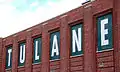 Devlin Fieldhouse - Tulane Lettering