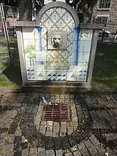 Azulejos in Parc du Portugal, made in 1956, Little Portugal, Montreal, Canada