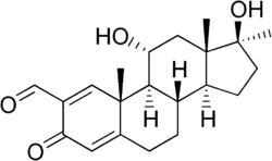 Skeletal formula of formebolone