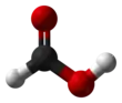 3D model of formic acid