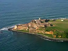 Bird's-eye view of Castillo San Felipe del Morro