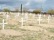 Unidentified graves of the Yavapai who perished during the "Indian Wars”.