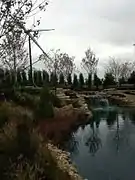 In Columbus, Ohio, Polaris Founder's Park was opened in 2011 and holds a 35-foot wind sculpture.