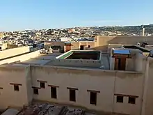 Rooftop of the Funduq Shamma'in or Sbitriyin (founded in 13th century or earlier)