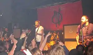 Four Year Strong in 2011. From left to right: Weiss, Day, Massucco, and O'Connor.