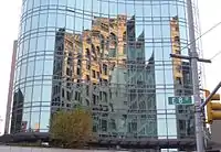 …while across the street stands the modern condominium building at 445 Lafayette (2004)