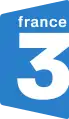 Logo of France 3 from 7 January 2002 till 7 April 2008