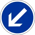 Keep left