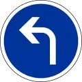 Turn left ahead