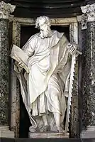 Statue of St. Simon in the Archbasilica of St. John Lateran by Francesco Moratti.