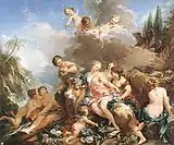 The Rape of Europa; by François Boucher; circa 1732–1734; oil on canvas; 273.5 x 230.8&nbsp;cm; Wallace Collection (London, the UK)