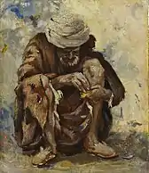 Crouching Moroccan, c. 1868